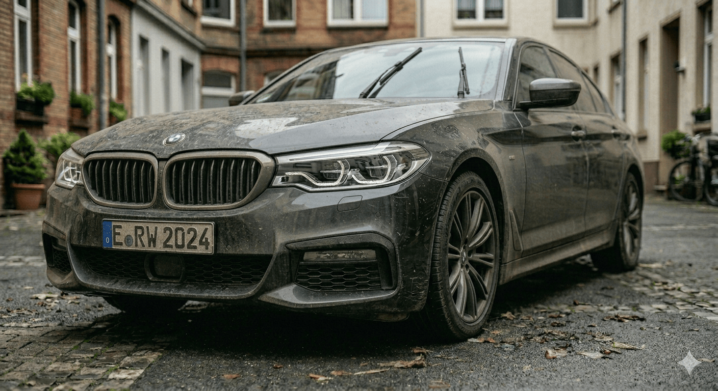 Vorher Innenraum / Außenlack